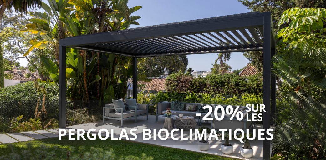 Image - remise 20% - Pergolas bioclimatiques