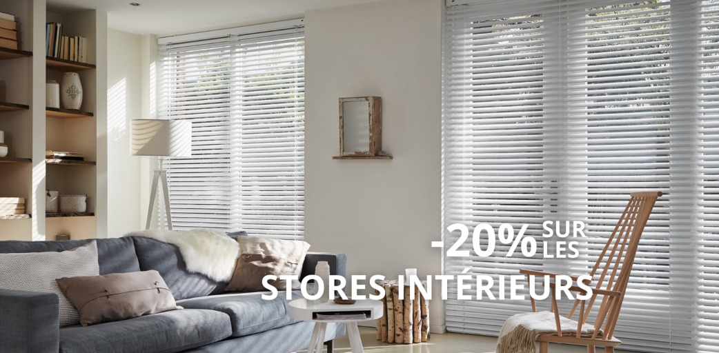 Image - remise de 20% - Stores intérieurs